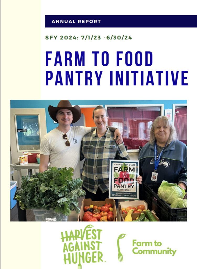 Farm to Food Pantry Report cover